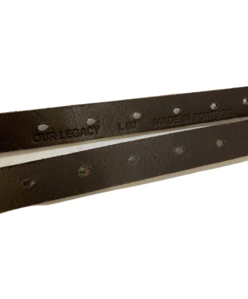 OUR LEGACY（アワーレガシー）OUR LEGACY (アワーレガシー) スプリットベルト ブラウン サイズ:SIZE L 80の古着・服飾アイテム