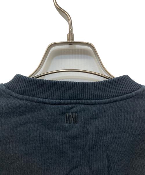 AMI Alexandre Mattiussi（アミアレクサンドルマテュッシ）AMI Alexandre Mattiussi (アミアレクサンドルマテュッシ) ハートロゴスウェット ブラック サイズ:XSの古着・服飾アイテム