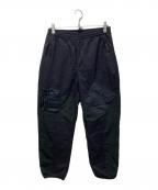 N.HOOLYWOODエヌ ハリウッド）の古着「ポケットナイロンカーゴパンツ」｜ブラック
