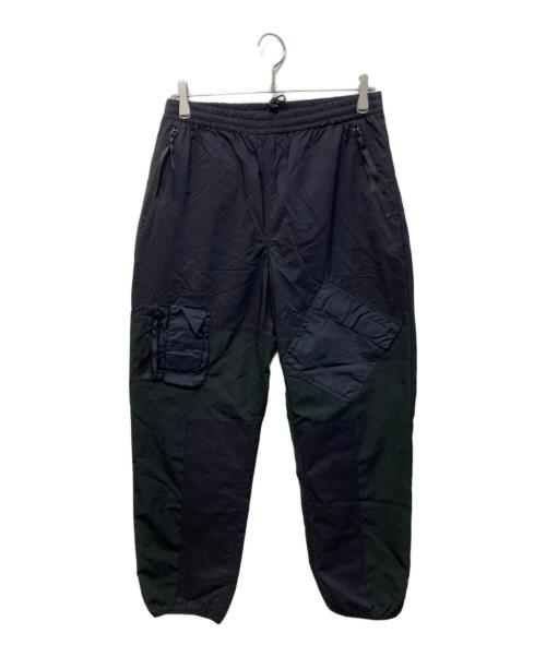N.HOOLYWOOD（エヌ ハリウッド）N.HOOLYWOOD (エヌ ハリウッド) ポケットナイロンカーゴパンツ ブラック サイズ:38の古着・服飾アイテム