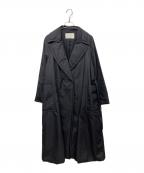 BALLSEYボールジィ）の古着「パデットタフタ ベルテッドコート」｜ブラック