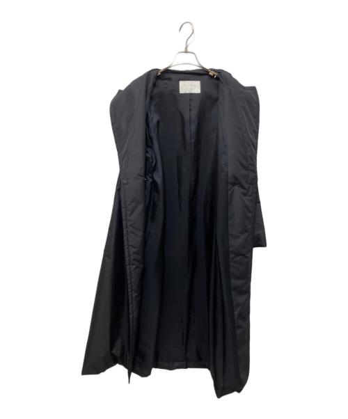 BALLSEY（ボールジィ）BALLSEY (ボールジィ) パデットタフタ ベルテッドコート ブラック サイズ:34の古着・服飾アイテム