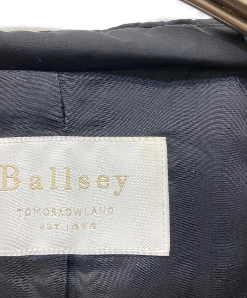 BALLSEY（ボールジィ）BALLSEY (ボールジィ) パデットタフタ ベルテッドコート ブラック サイズ:34の古着・服飾アイテム