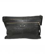 BALENCIAGAバレンシアガ）の古着「クラシック クリップ M クラッチバッグ」｜グレー