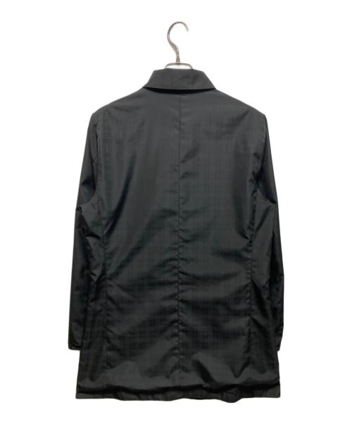 BURBERRY BLACK LABEL（バーバリーブラックレーベル）BURBERRY BLACK LABEL (バーバリーブラックレーベル) チェックリバーシブルステンカラーコート ブラック サイズ:Mの古着・服飾アイテム
