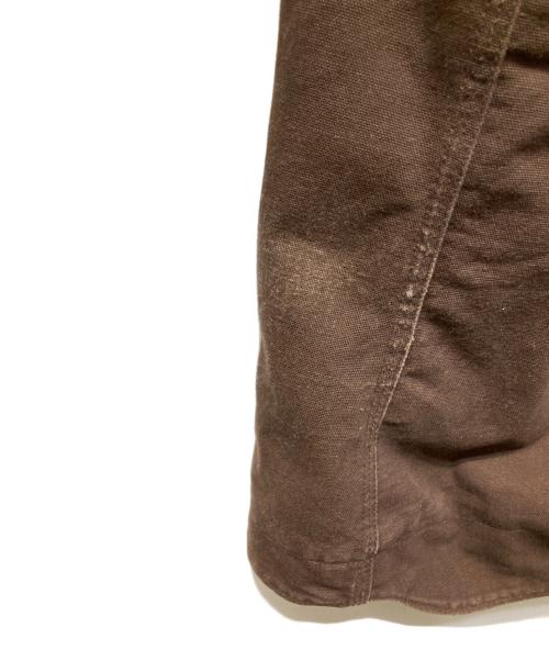 CarHartt（カーハート）CarHartt (カーハート) フリースライニング ダックフーデッドジャケット ブラウン サイズ:Mの古着・服飾アイテム