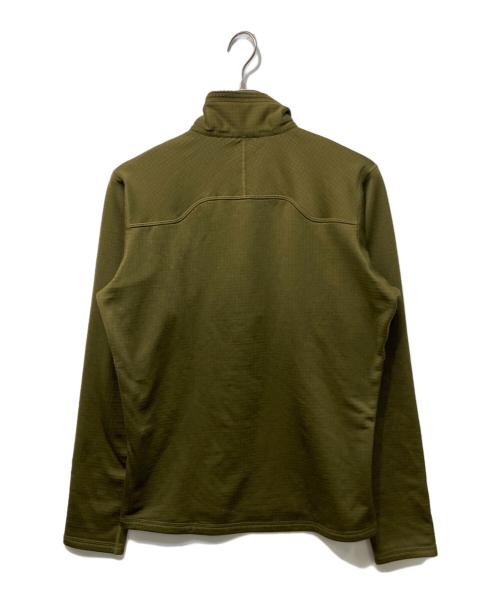 Patagonia（パタゴニア）Patagonia (パタゴニア) R1ハーフジッププルオーバー カーキ サイズ:Mの古着・服飾アイテム
