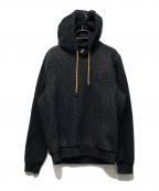 FENDIフェンディ）の古着「FFロゴデザイン スウェットプルオーバーパーカー」｜ブラック