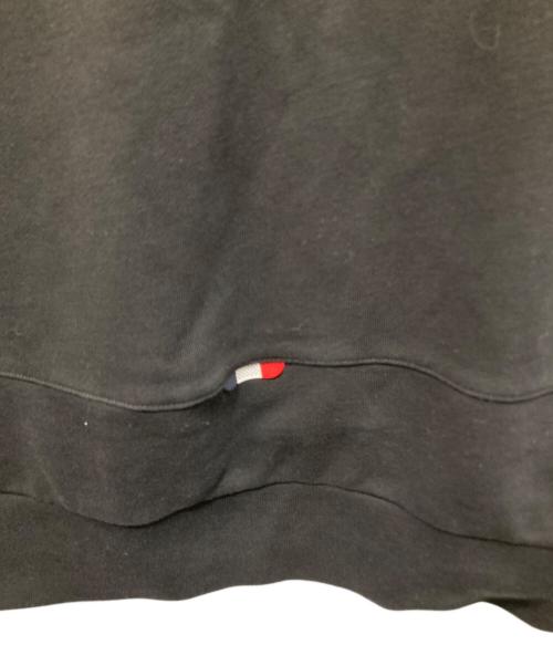 MONCLER（モンクレール）MONCLER (モンクレール) フードロゴハーフジップパーカー ブラック サイズ:Mの古着・服飾アイテム