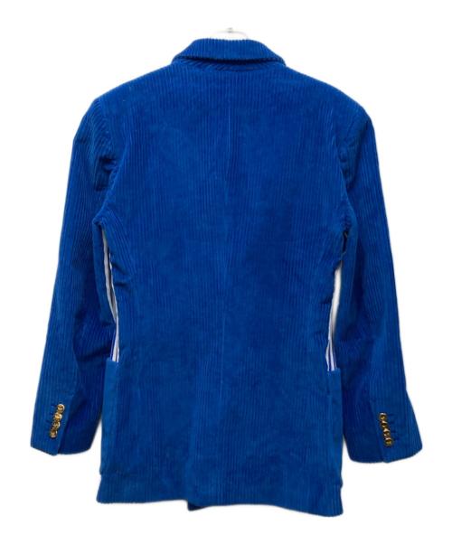 GUCCI（グッチ）GUCCI (グッチ) adidas (アディダス) Velvet Formal Jacket ブルー サイズ:46の古着・服飾アイテム