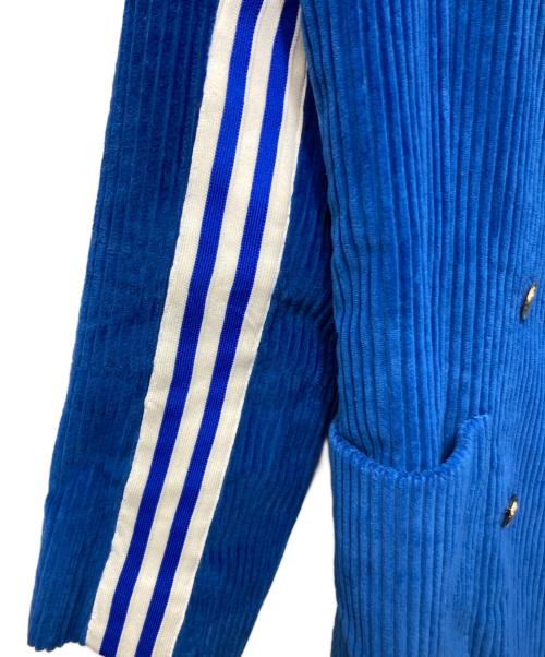 GUCCI（グッチ）GUCCI (グッチ) adidas (アディダス) Velvet Formal Jacket ブルー サイズ:46の古着・服飾アイテム