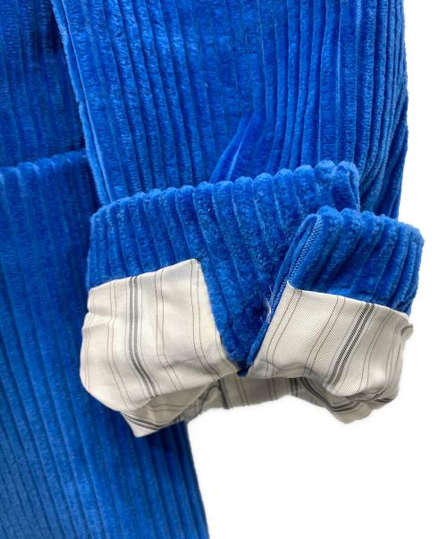 GUCCI（グッチ）GUCCI (グッチ) adidas (アディダス) Velvet Formal Jacket ブルー サイズ:46の古着・服飾アイテム