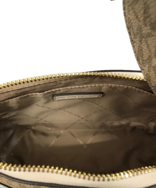 MICHAEL KORS（マイケル・コース）MICHAEL KORS (マイケル・コース) ジェットセットトラベルPVCウィズテックアタッチスモール ベージュの古着・服飾アイテム