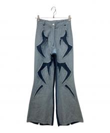 christiana hadjipapa（クリスティーナハジパパ）の古着「デニムフレアパンツ」｜インディゴ