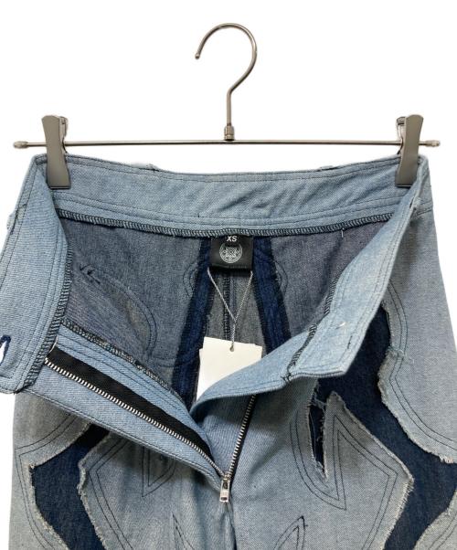 christiana hadjipapa（クリスティーナハジパパ）christiana hadjipapa (クリスティーナハジパパ) デニムフレアパンツ インディゴ サイズ:SIZE XS 未使用品の古着・服飾アイテム