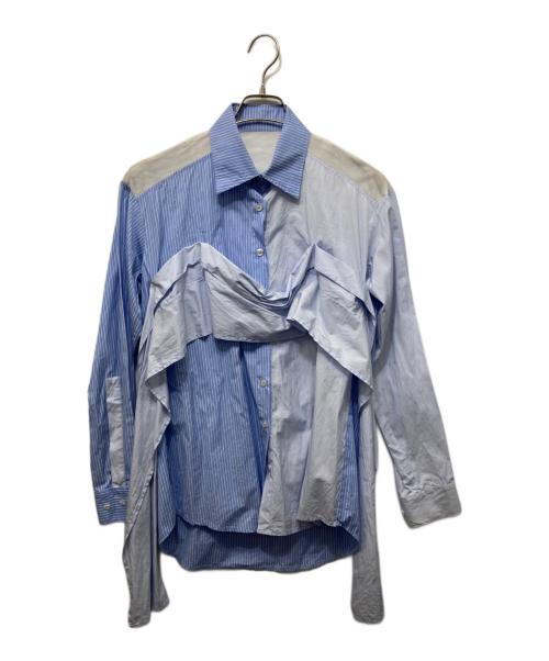 SHOHEI（ショウヘイ）SHOHEI (ショウヘイ) IRENE SHIRT ブルー サイズ:SIZE Sの古着・服飾アイテム