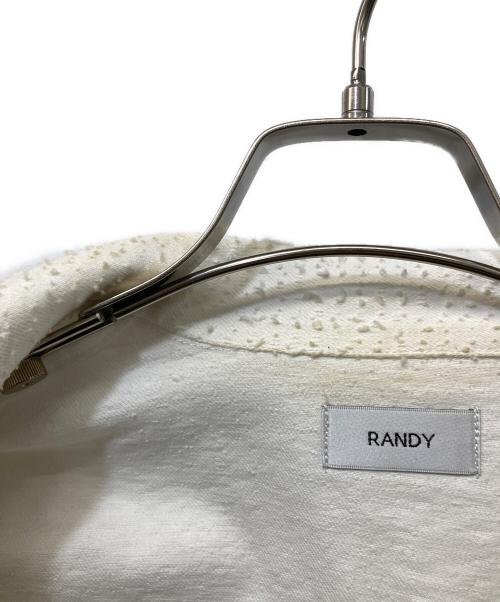 RANDY（ランディー）Randy (ランディー) ジップアップジャケット ホワイト サイズ:SIZE 2の古着・服飾アイテム