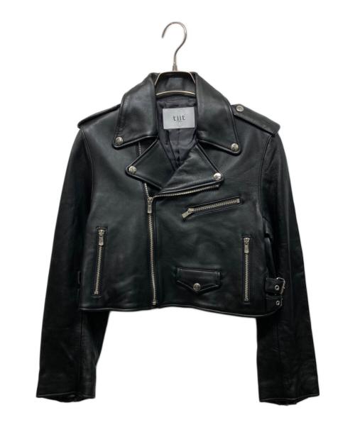 tiit tokyo（ティートトウキョウ）tiit tokyo (ティートトウキョウ) ライダースジャケット ブラック サイズ:不明の古着・服飾アイテム