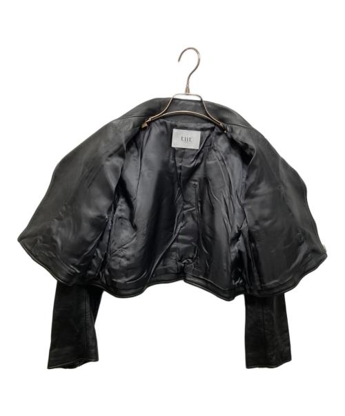 tiit tokyo（ティートトウキョウ）tiit tokyo (ティートトウキョウ) ライダースジャケット ブラック サイズ:不明の古着・服飾アイテム