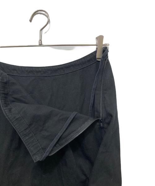 B Yohji Yamamoto（ビーヨウジヤマモト）B Yohji Yamamoto (ビーヨウジヤマモト) アシンメトリージップスカート ブラック サイズ:1の古着・服飾アイテム
