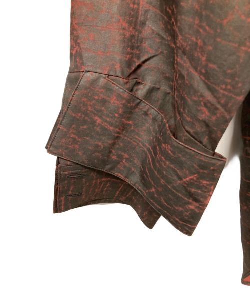 HEOS（ヘオース）HEOS (ヘオース) Big Shirt レッド サイズ:SIZE 2の古着・服飾アイテム