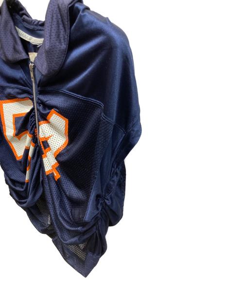 77circa（ナナナナサーカ）77circa (ナナナナサーカ) リメイクユニフォームシャツ ネイビー サイズ:freeの古着・服飾アイテム