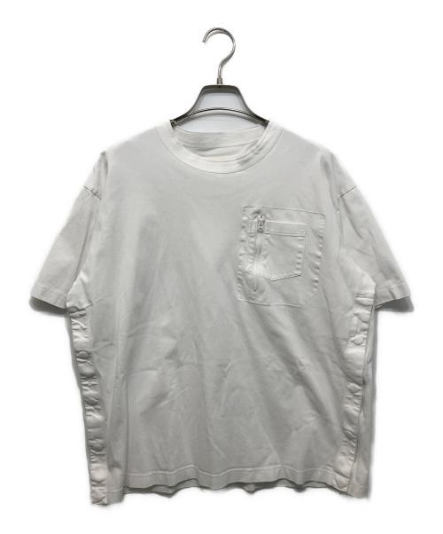 sacai（サカイ）sacai (サカイ) Cotton Jersey T-Shirt ホワイト サイズ:1の古着・服飾アイテム