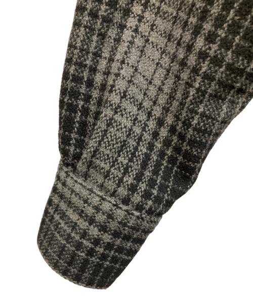 OFFWHITE（オフホワイト）OFFWHITE (オフホワイト) バックペイントチェックシャツ グレー サイズ:SIZE XXSの古着・服飾アイテム