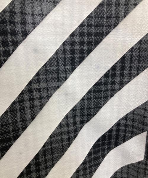 OFFWHITE（オフホワイト）OFFWHITE (オフホワイト) バックペイントチェックシャツ グレー サイズ:SIZE XXSの古着・服飾アイテム