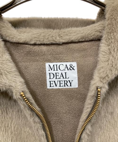 MICA&DEAL（マイカアンドディール）MICA&DEAL (マイカアンドディール) フーデットファーコート ブラウン サイズ:SIZE Freeの古着・服飾アイテム