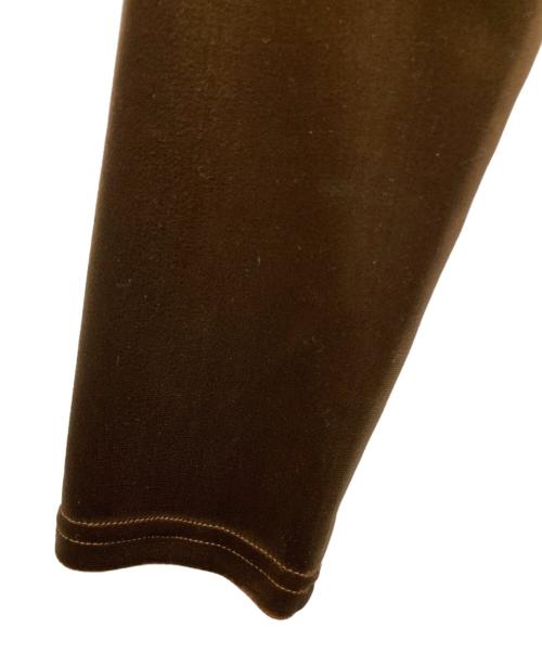 anuans（アニュアンス）anuans (アニュアンス) シアーコンビタイトワンピース ブラウン サイズ:SIZE 1の古着・服飾アイテム