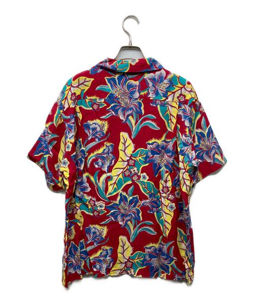 Sun Surf（サンサーフ）Sun Surf (サンサーフ) RAYON HAWAIIAN SHIRT レッド サイズ:Lの古着・服飾アイテム