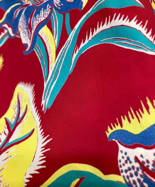 Sun Surf（サンサーフ）Sun Surf (サンサーフ) RAYON HAWAIIAN SHIRT レッド サイズ:Lの古着・服飾アイテム