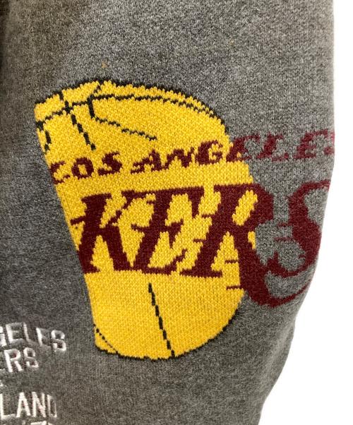 WIND AND SEA（ウィンダンシー）WIND AND SEA (ウィンダンシー) NBA (エヌビーエー) NBA Jacquard Knit Carryall Bag グレー 未使用品の古着・服飾アイテム