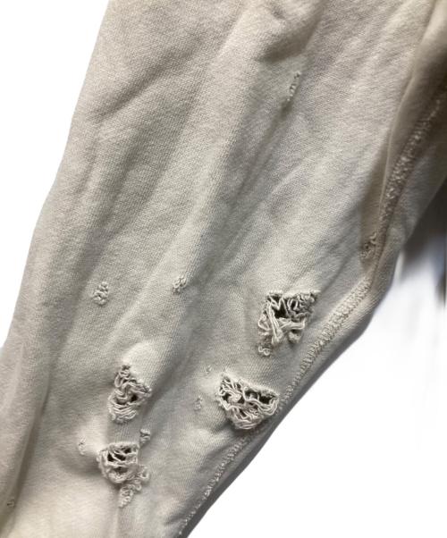 Needles（ニードルズ）Needles (ニードルズ) 2-Tone Crew Neck Sweat Shirt ベージュ×グリーン サイズ:Mの古着・服飾アイテム