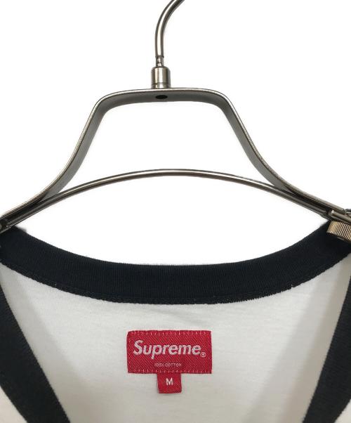 SUPREME（シュプリーム）Supreme (シュプリーム) ドリルロゴリンガーTシャツ ホワイト サイズ:Mの古着・服飾アイテム
