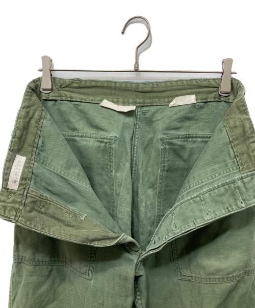 US ARMY（ユーエスアーミー）US ARMY (ユーエスアーミー) OG-107 コットンサテンベイカーパンツ カーキ サイズ:30の古着・服飾アイテム