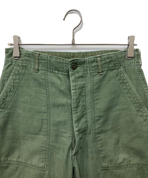 US ARMY（ユーエスアーミー）US ARMY (ユーエスアーミー) OG-107 コットンサテンベイカーパンツ カーキ サイズ:30の古着・服飾アイテム