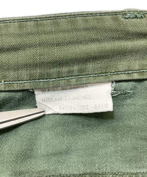 US ARMY（ユーエスアーミー）US ARMY (ユーエスアーミー) OG-107 コットンサテンベイカーパンツ カーキ サイズ:30の古着・服飾アイテム