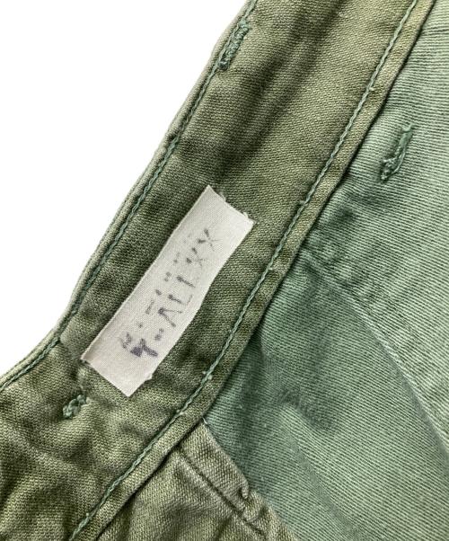 US ARMY（ユーエスアーミー）US ARMY (ユーエスアーミー) OG-107 コットンサテンベイカーパンツ カーキ サイズ:30の古着・服飾アイテム