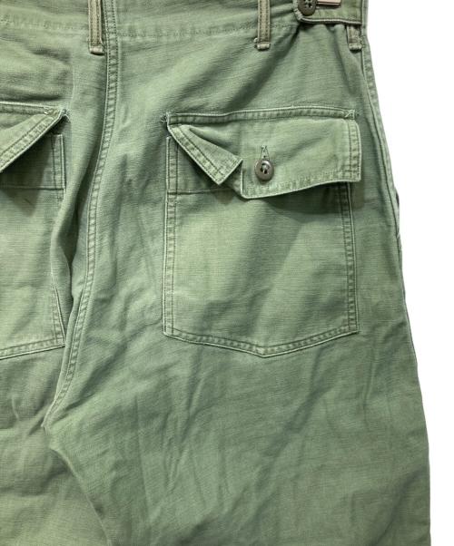 US ARMY（ユーエスアーミー）US ARMY (ユーエスアーミー) OG-107 コットンサテンベイカーパンツ カーキ サイズ:30の古着・服飾アイテム