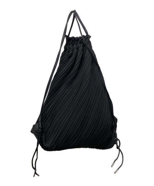 PLEATS PLEASE（プリーツプリーズ）PLEATS PLEASE (プリーツプリーズ) プリーツナップサック ブラックの古着・服飾アイテム