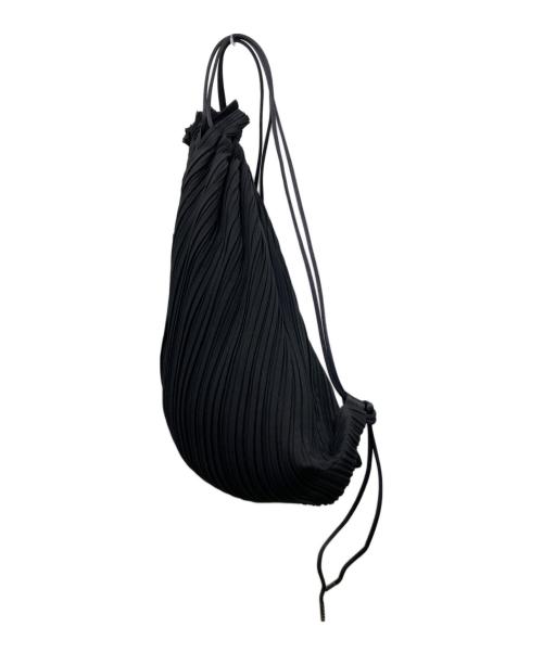 PLEATS PLEASE（プリーツプリーズ）PLEATS PLEASE (プリーツプリーズ) プリーツナップサック ブラックの古着・服飾アイテム