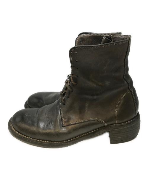 GUIDI（グイディ）GUIDI (グイディ) レースアップブーツ ブラック サイズ:39の古着・服飾アイテム