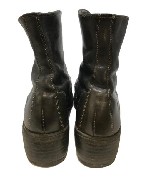 GUIDI（グイディ）GUIDI (グイディ) レースアップブーツ ブラック サイズ:39の古着・服飾アイテム