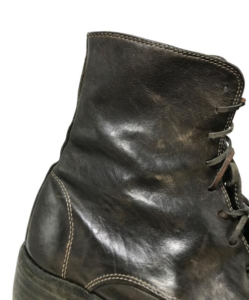 GUIDI（グイディ）GUIDI (グイディ) レースアップブーツ ブラック サイズ:39の古着・服飾アイテム