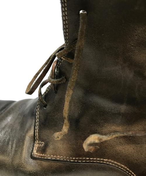 GUIDI（グイディ）GUIDI (グイディ) レースアップブーツ ブラック サイズ:39の古着・服飾アイテム