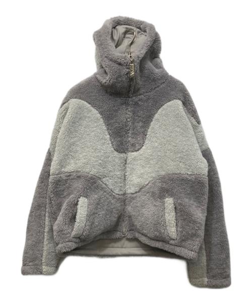Trendt Vision（トレンドビジョン）TRENDT VISION (トレンドビジョン) Grey Fleece Jacket 2.0 グレー サイズ:Ｓの古着・服飾アイテム