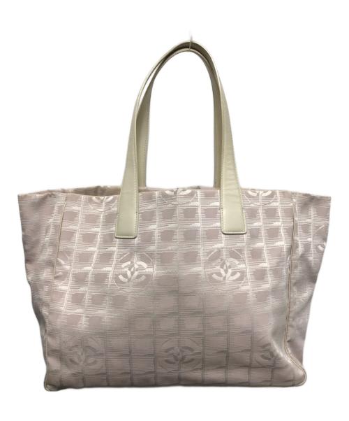 CHANEL（シャネル）CHANEL (シャネル) ニュートラベルラインPM トートバッグ ピンクの古着・服飾アイテム