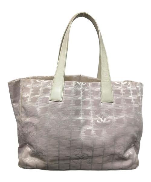 CHANEL（シャネル）CHANEL (シャネル) ニュートラベルラインPM トートバッグ ピンクの古着・服飾アイテム